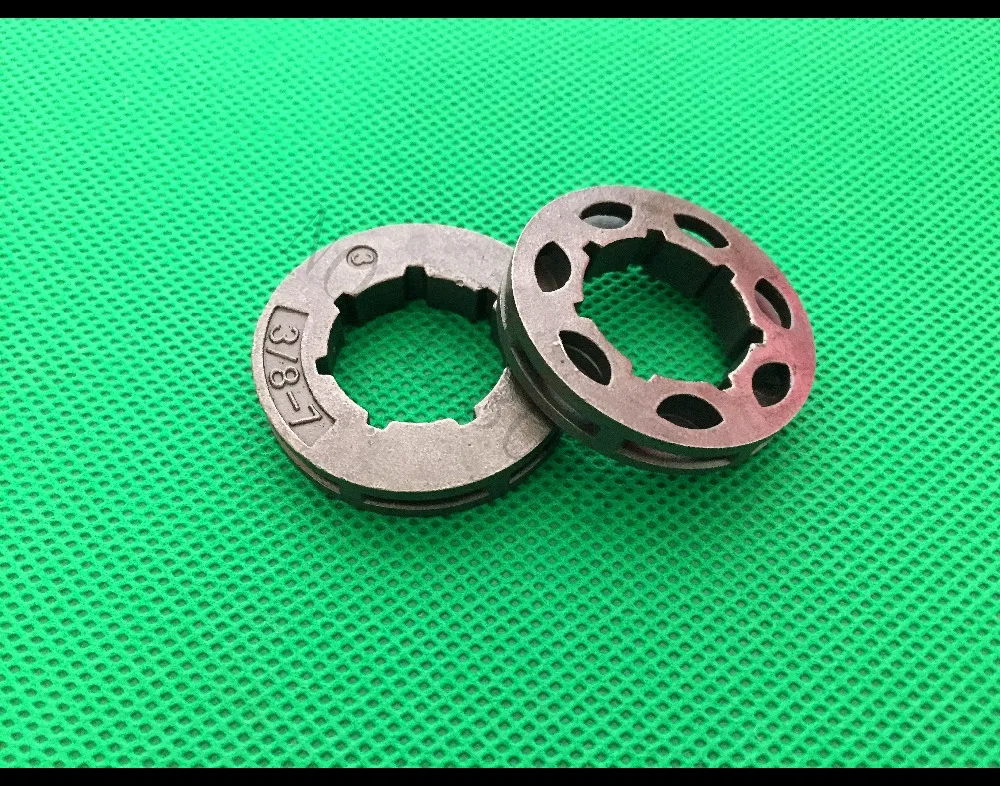 

2Pcs 52cc 45cc 58cc Chainsaw Spare Part Chain Saw Clutch Drum Sprocket Rim Power Mate 3/8-7 Teeth For Replacement 4500/5200/5800
