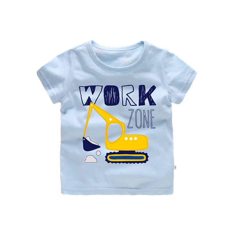 VIDMID/Детская футболка с рисунком для маленьких мальчиков; футболка с динозавром; футболки для мальчиков; хлопковая одежда с короткими рукавами; футболка; 4018 30
