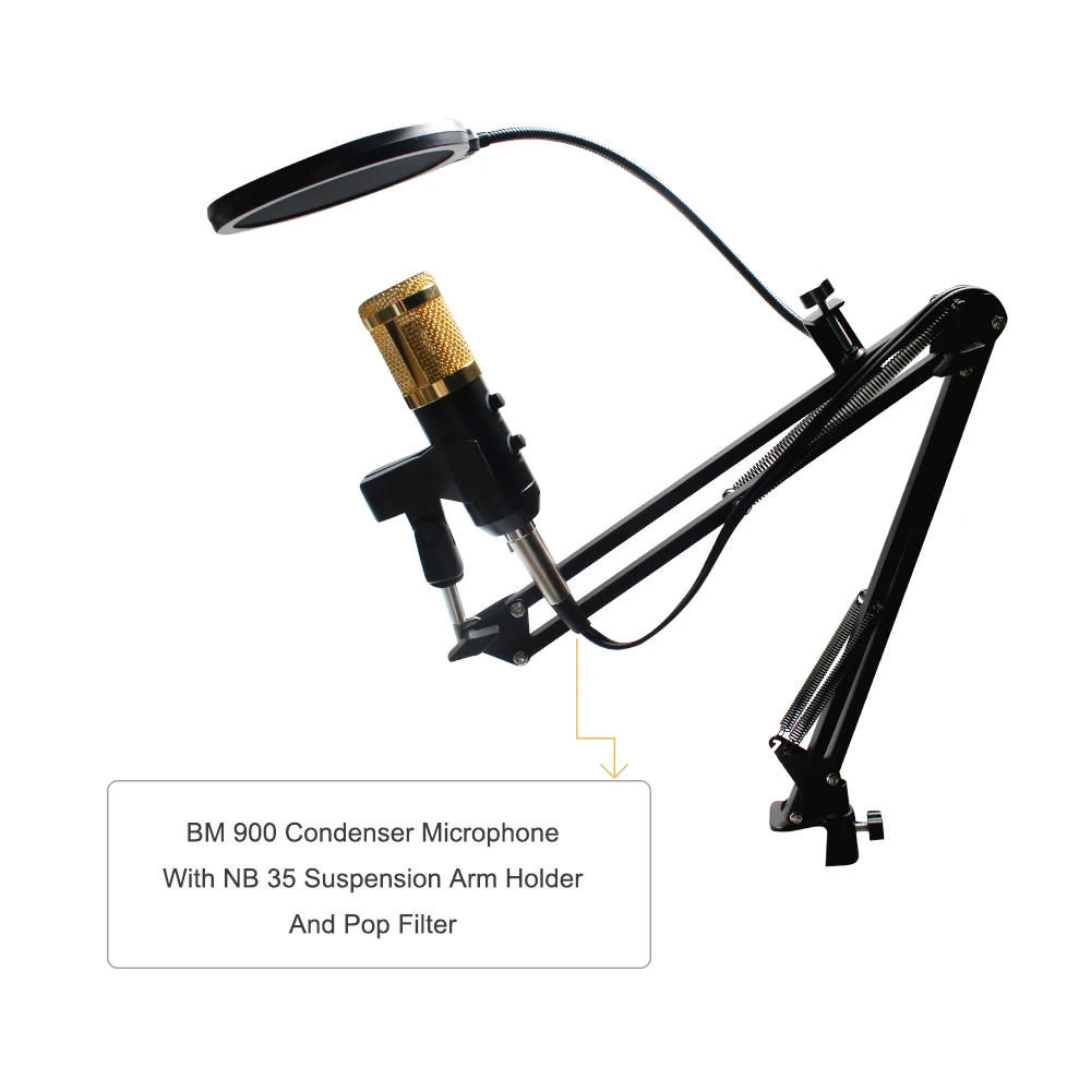 para pc microfone condensador karaoke usb microfone