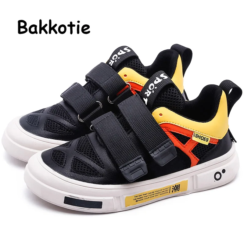 

Bakkotie 2019 Kids Autumn Casual Shoes New Boys Black Mesh Breathable Brand Sneakers Baby Girls Fashion Soft Pink Sports Shoes
