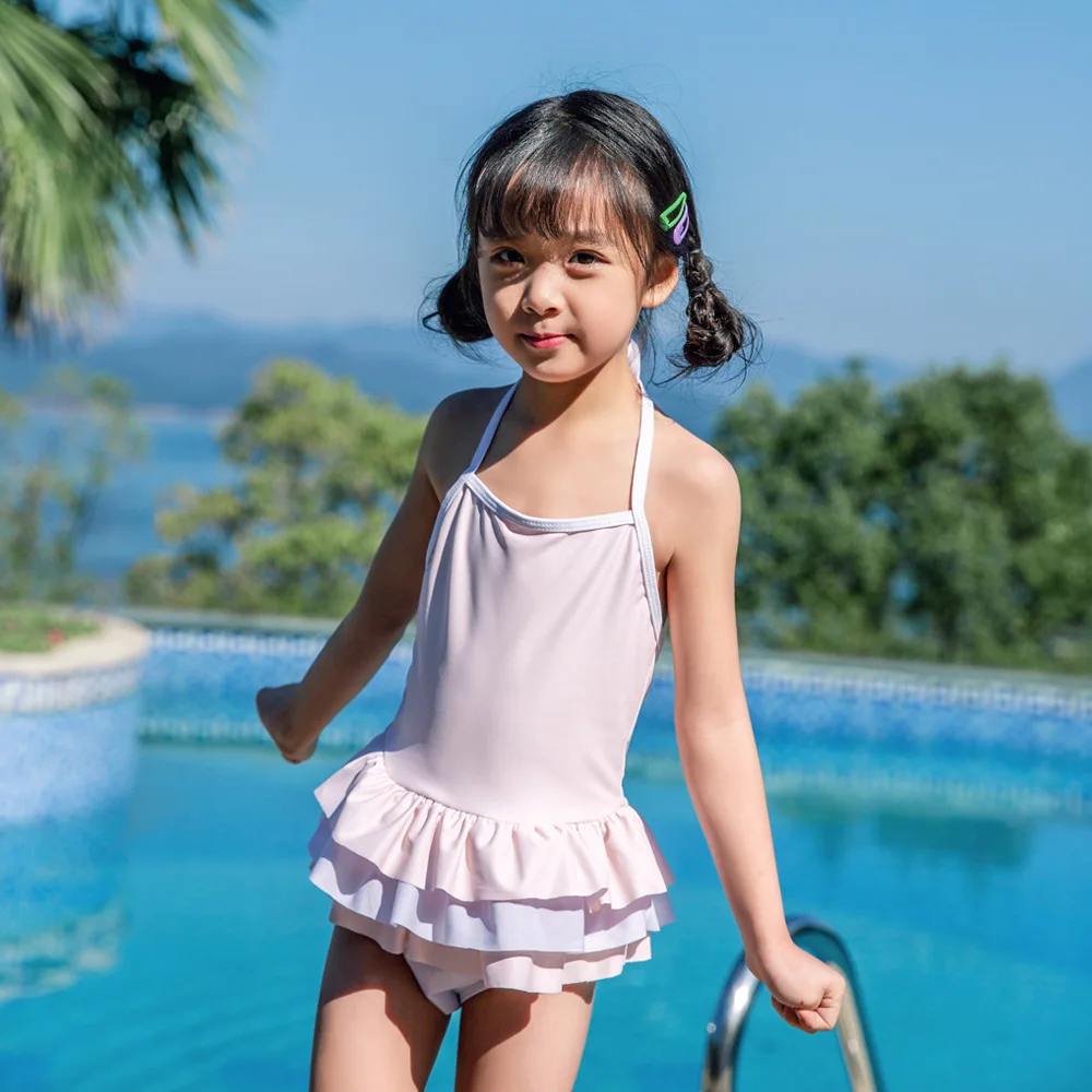 

Swimsuit For Girls Kids Baby Clothing Female Child Swimwear Children's Bikini 2019 Children Connected Swimming Girl Skirt Cake