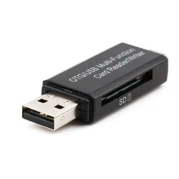 

High-speed USB2.0 Universal OTG TF/SD Card 3 In 1 USB OTG Card Reader Flash Drive for Android phone Computer Extension Headers