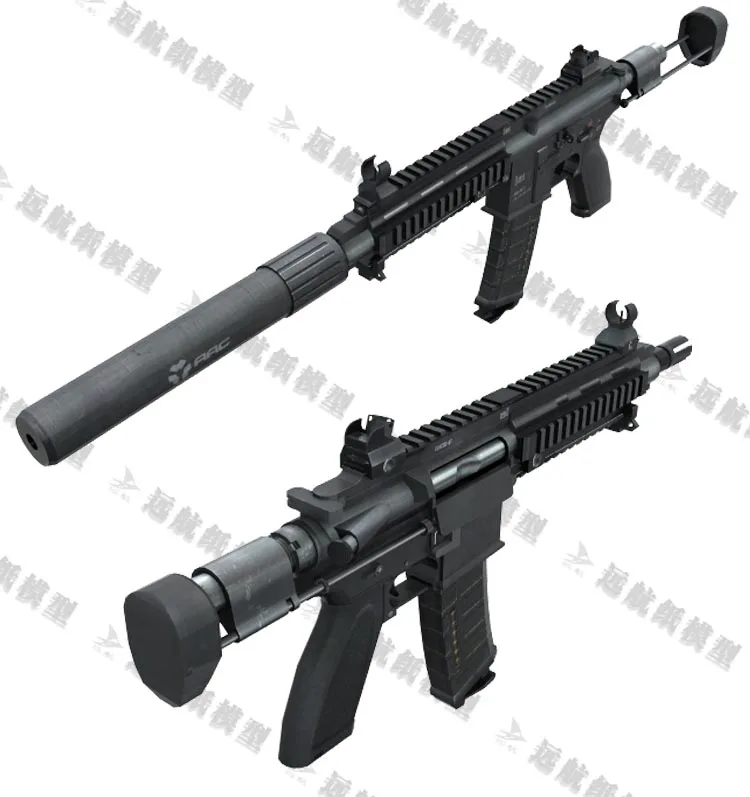 HK416C штурмовой пулемет Бумажная модель оружия пистолет 3D ручной работы рисунки стрельба игрушки