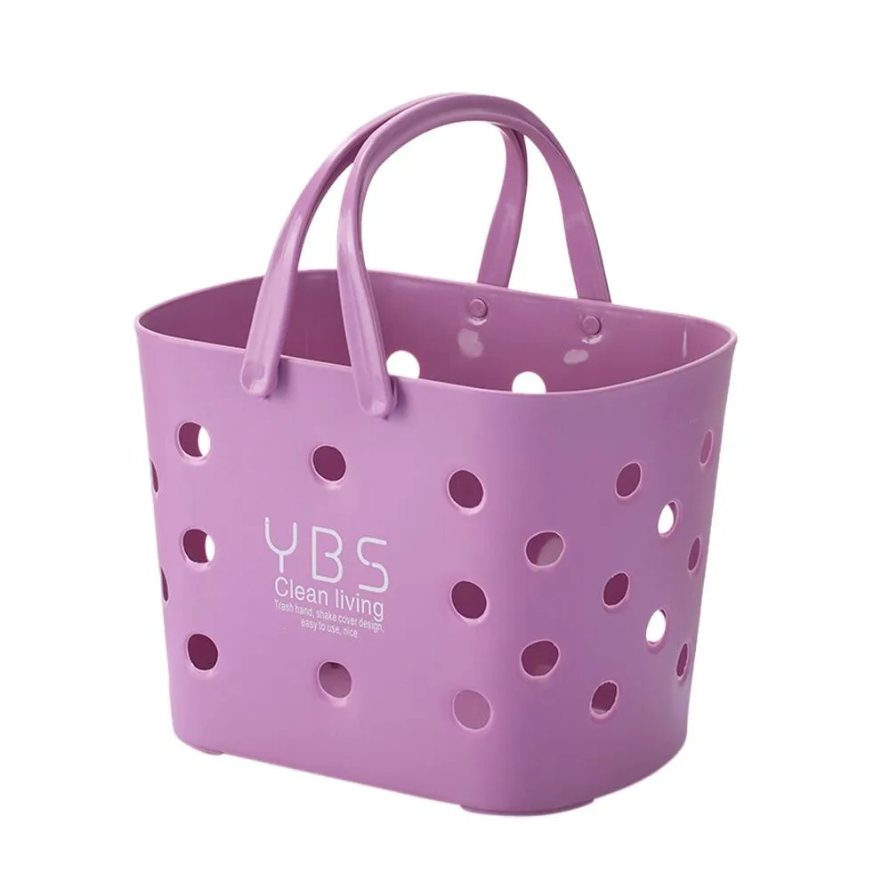 Коробка для хранения, корзина для хранения, модная пластиковая корзина для ванной, душевая корзина, стойка, сумка для хранения на кухне, ванная комната, дропшиппинг aug7 - Цвет: C