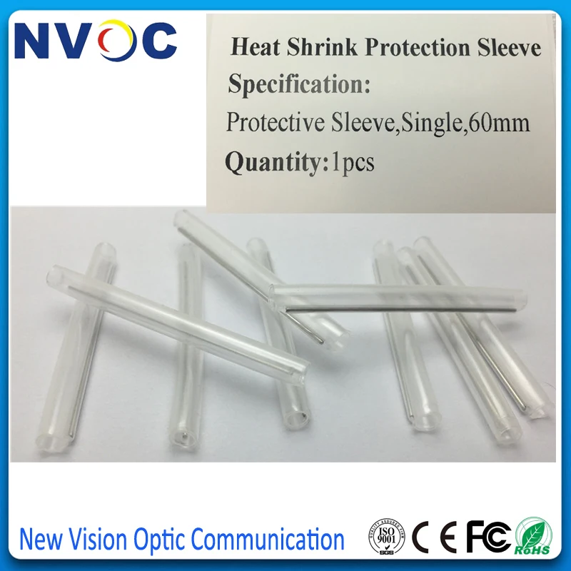 2000 шт./лот, 45 мм 40 мм 60 мм одноконтактный волоконно-оптический предохранитель сплайсинга рукава, термоусадочные волокна рукав протектор