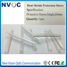 2000 шт./лот, 45 мм 40 мм 60 мм одноконтактный волоконно-оптический предохранитель сплайсинга рукава, термоусадочные волокна рукав протектор