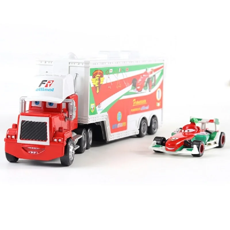 Disney Pixar Cars 3 Cars 2 Jackson Storm Mack Uncle Truck игрушки из АБС-пластика, литые под давлением 1:55, свободные, абсолютно новые