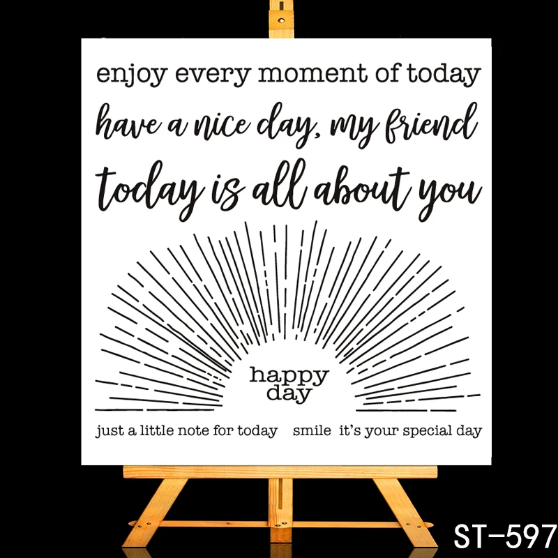

ZhuoAng The light of hope Clear Stamps/Card Making Holiday decorations For scrapbooking Transparent stamps 13*13cm
