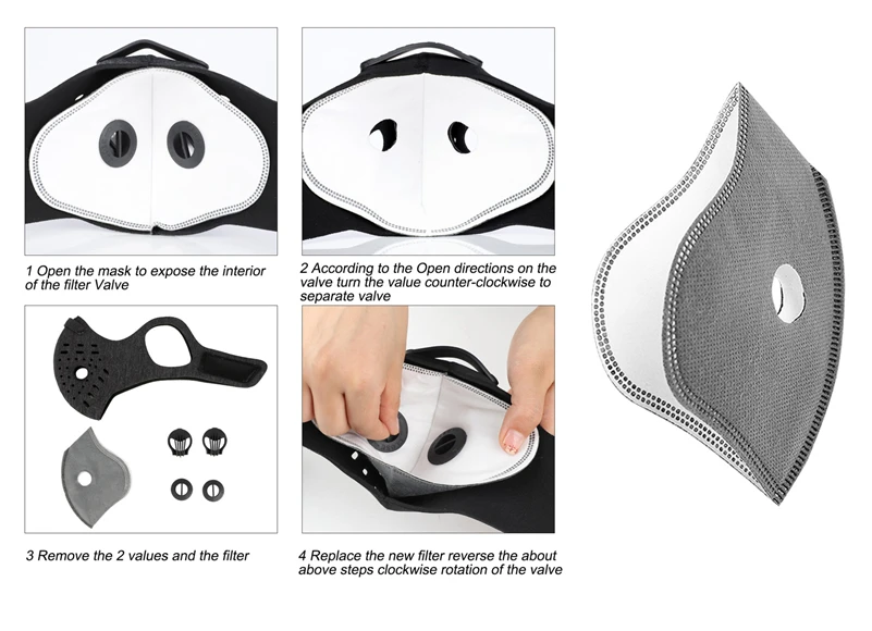 WEST BIKING Пыленепроницаемая велосипедная маска с фильтром, активированный уголь, велосипедная маска для лица, маска для тренировок на открытом воздухе, унисекс, велосипедная маска для лица