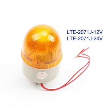 

DC 12V/DC24V /110V 220VLTE-2071J LED mini traffic flash light Bulb electric emergency warning lighting with buzzer