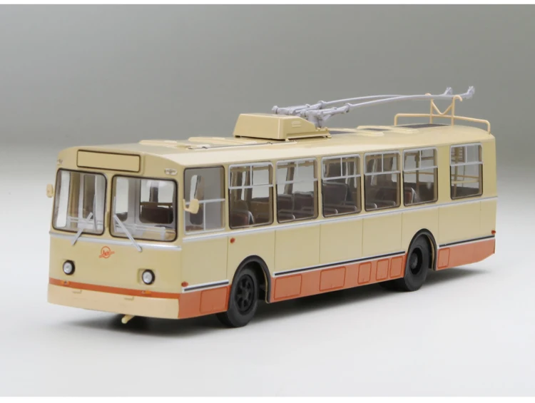 

rare 1:43 SSM Russian Soviet Union ZIU 9 Tramless Bus Model Simulated Alloy Model Collection model