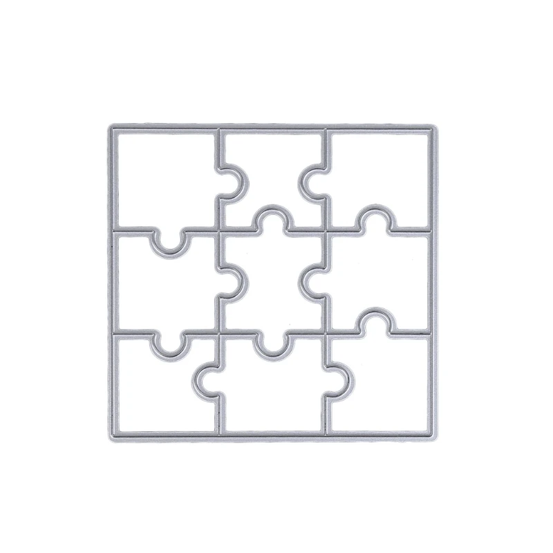 

2019 New Puzzle DIY Metal Cutting Dies Stencil Template Scrapbook Album Paper Card Craft