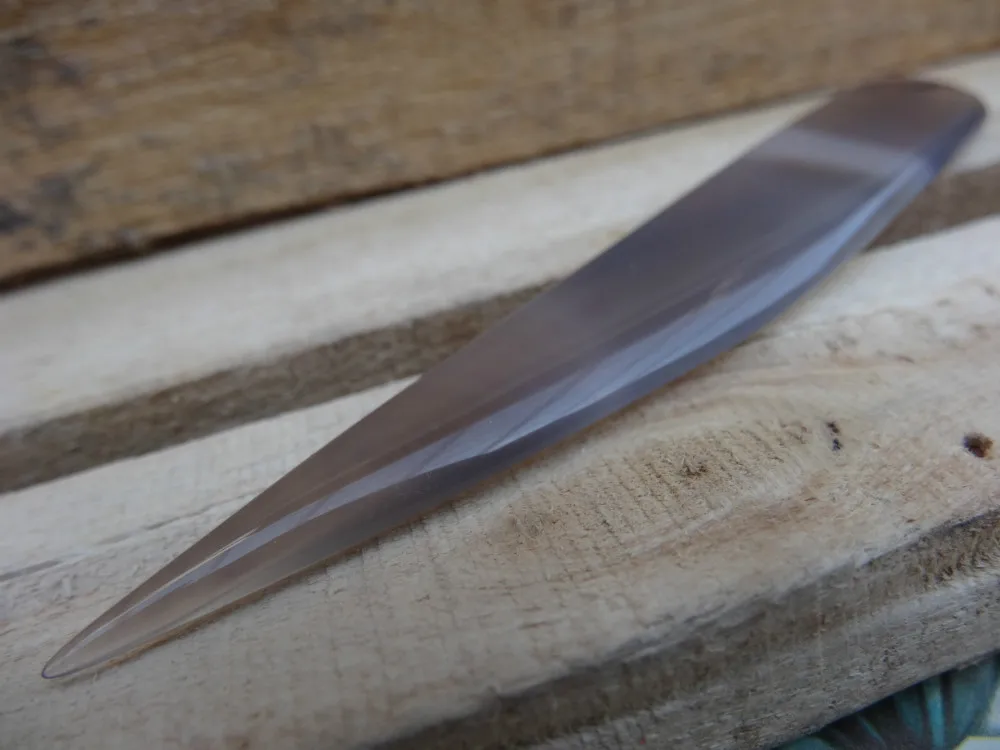 10 см натуральный агатовый нож полировщик Гладкий для золота и серебра ювелирные изделия