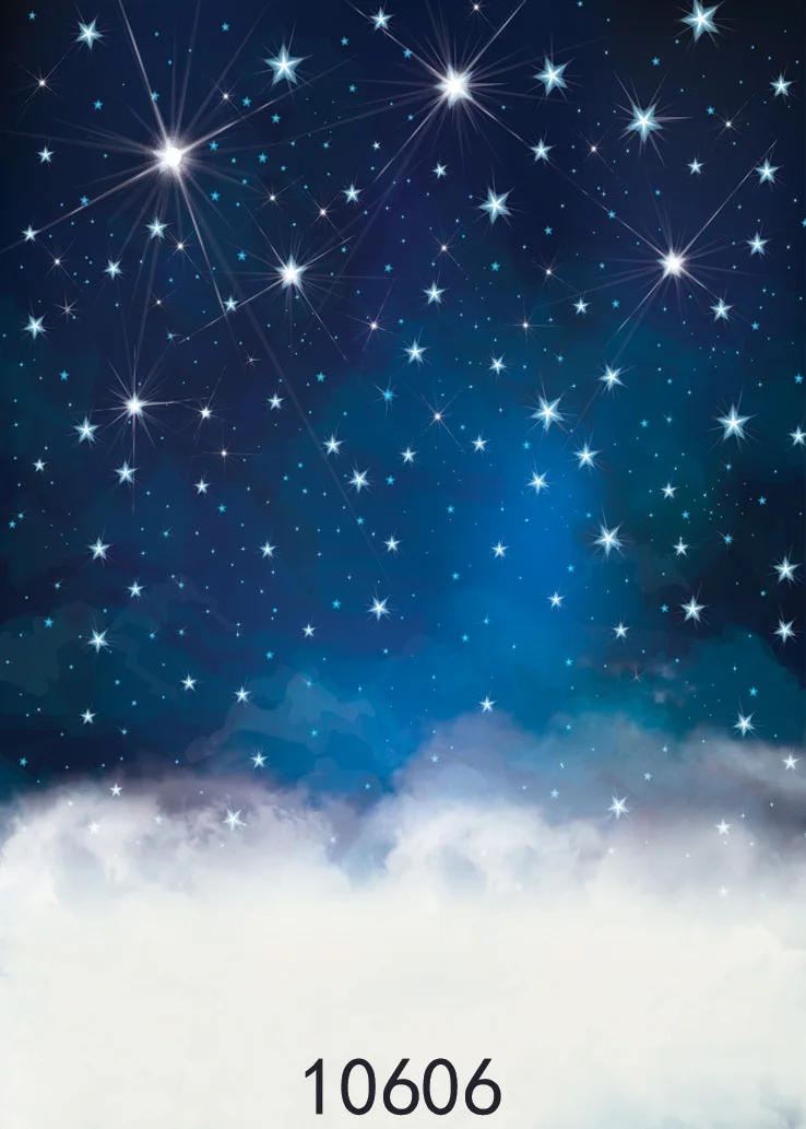 

SHENGYONGBAO Art Cloth Backdrops for Photography Baby and Night sky theme Photo Studio Background 10606