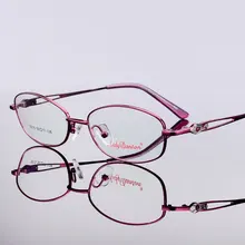 Новая Ультралегкая оправа полная оправа женские линзы оправа Модные металлические линзы оправа для миопии женские линзы
