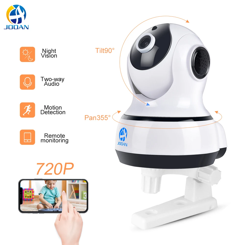 JOOAN C5M D Wireless IP Security Camera 720P wifi Network Video Surveillance Night Vision CCTV Home