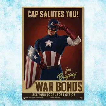 

Captain America Hot Movie Art Silk Poster Canvas Print 13x20 inch-007