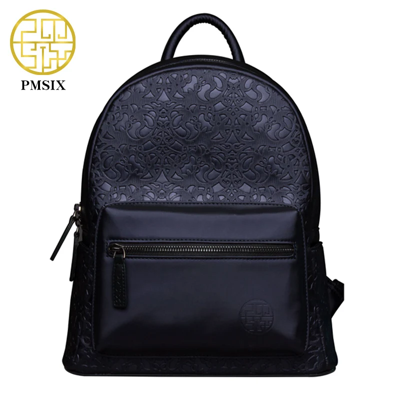Luxury Black Leather Backpack Purse Literacy Basics