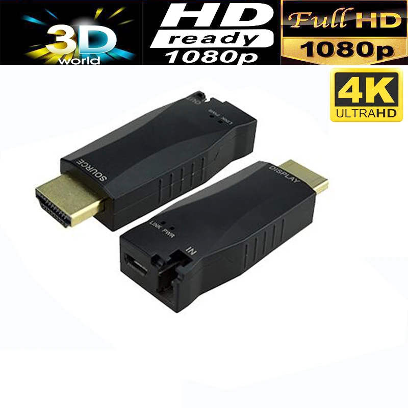 

Professional Mini 4K HDMI optical fiber extender up to 300M via qualified multimode / single mode fiber-optic cable