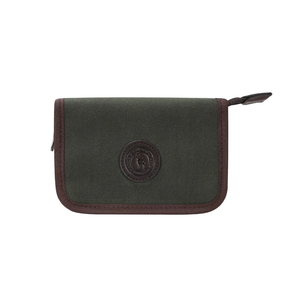 Tourbon Canvas Fishing Fly Wallet Fishing Bags Small Pouch with Fleece