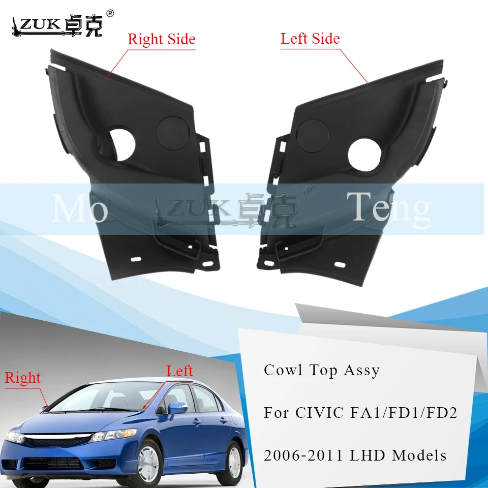 

ZUK Engine Hood Bonnet Cowl Top Assy Hinge Cover For HONDA For CIVIC 2006 2007 2008 2009 2010 2011 FA1 FD1 FD2 Left Hand Drive