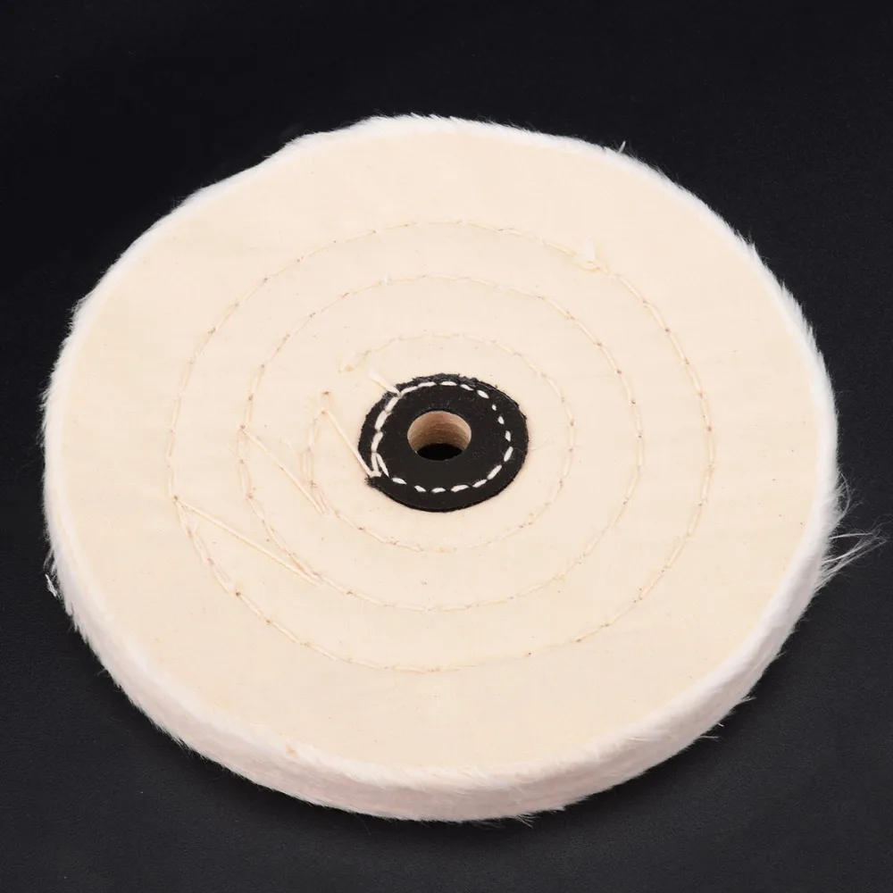 6 ''белая ткань Полировка Шлифовка колеса спонж с разными поверхностями для маникюра шлифовальная доска дерева, металла инструмент для