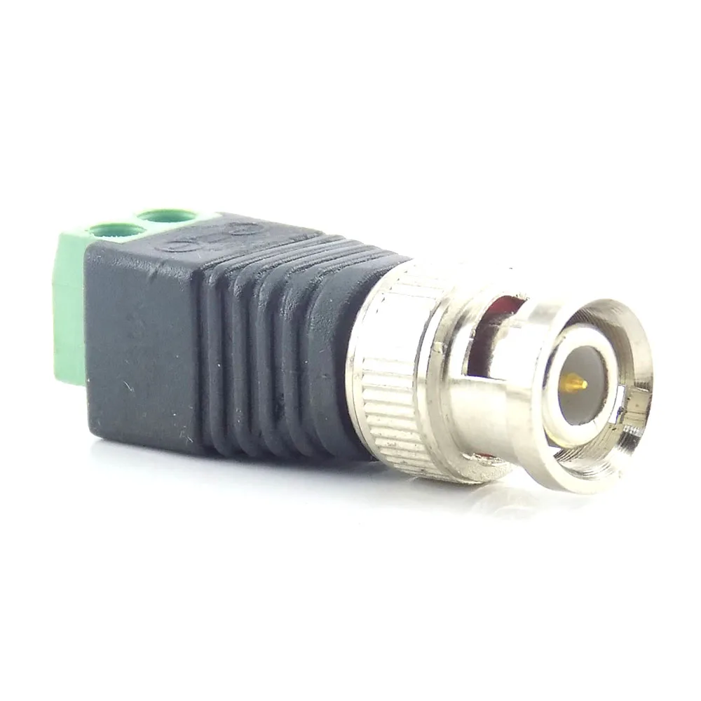 5pcs BNC DC male female power supply Connector 5.5X2.1MM Connectors Coax Cat5 adapter 12V Male CCTV Camera for Led Strip Light