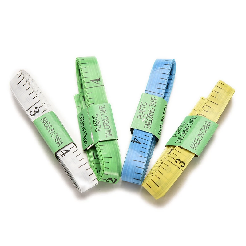2 Pcs 60 Inch Body Measuring Ruler Measure Soft Flat Sewing Meter Tailor Tape 1.5M | Дом и сад