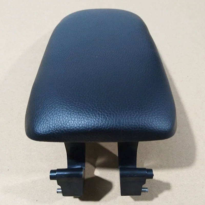 Leather Car Armrest Cover Center Console Armrest Lid Black for AUDI A3