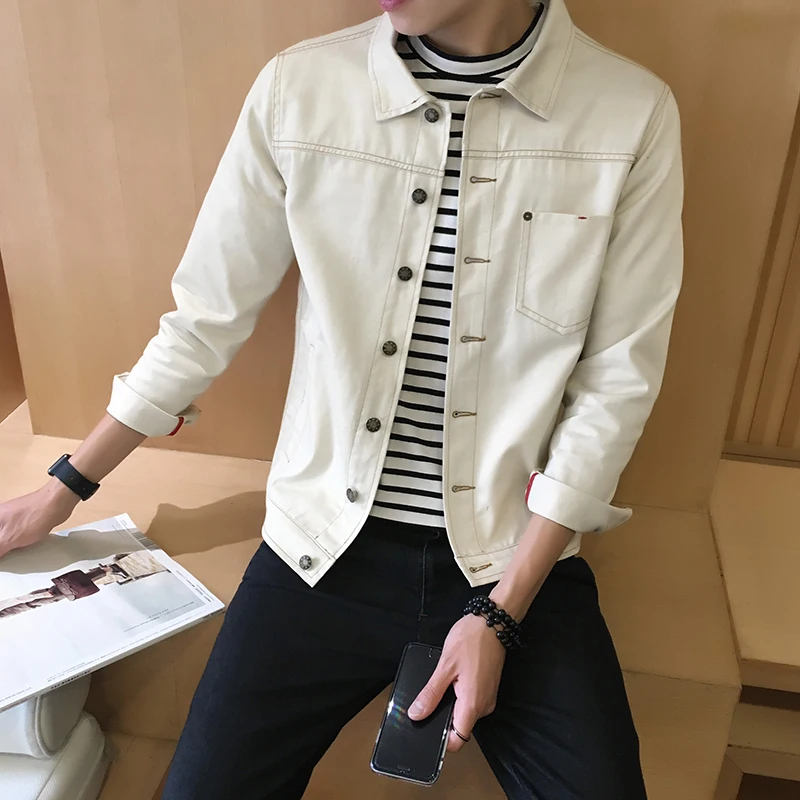 

The new cowboy jacket in autumn, men's manicured jacket, leisure fashion jacket, fashion jacket