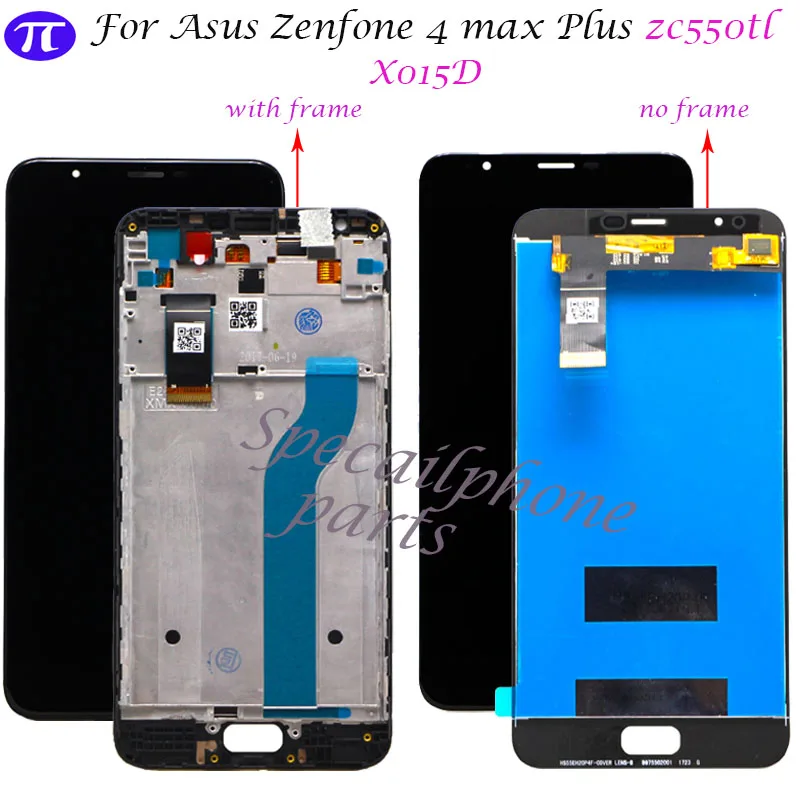 ЖК-дисплей 5 дюйма для ASUS Zenfone 4 Max Plus ZC550TL X015D дисплей с сенсорным экраном и