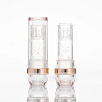 

30/50pcs 12.1mm Elegant Clear Empty Lipstick Tube DIY Plastic Liquid Lip Gloss Bottle, Professional Women Beauty Makeup Tools