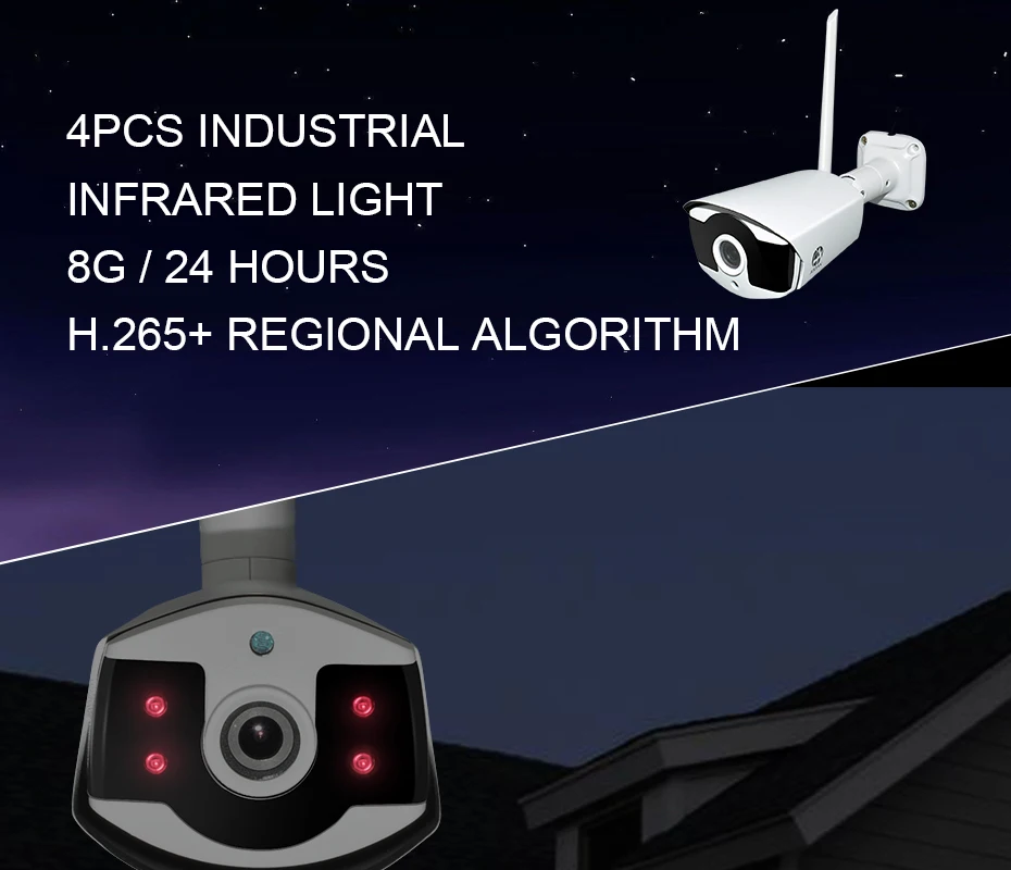 Видеонаблюдение Беспроводной CCTV Системы 1080 P 1 ТБ HDD 2MP 4CH NVR IP IR-CUT открытый ip-камера видеонаблюдения безопасности Системы комплект видеонаблюдения