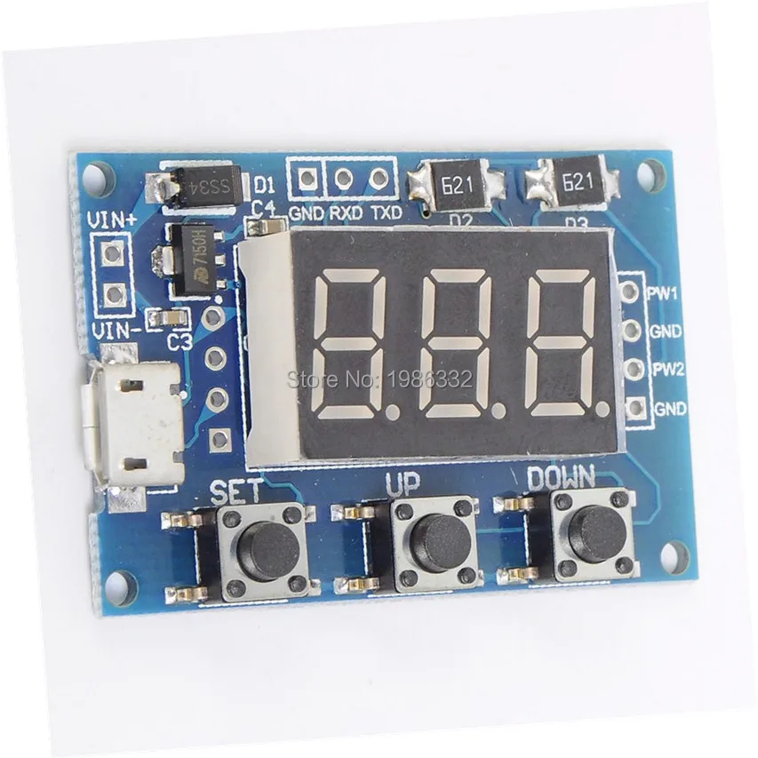 WS16 Micro USB 5V DC 5 30V 2CH Adjustable PWM Signal Generator Duty Cycle Pulse Frequency With