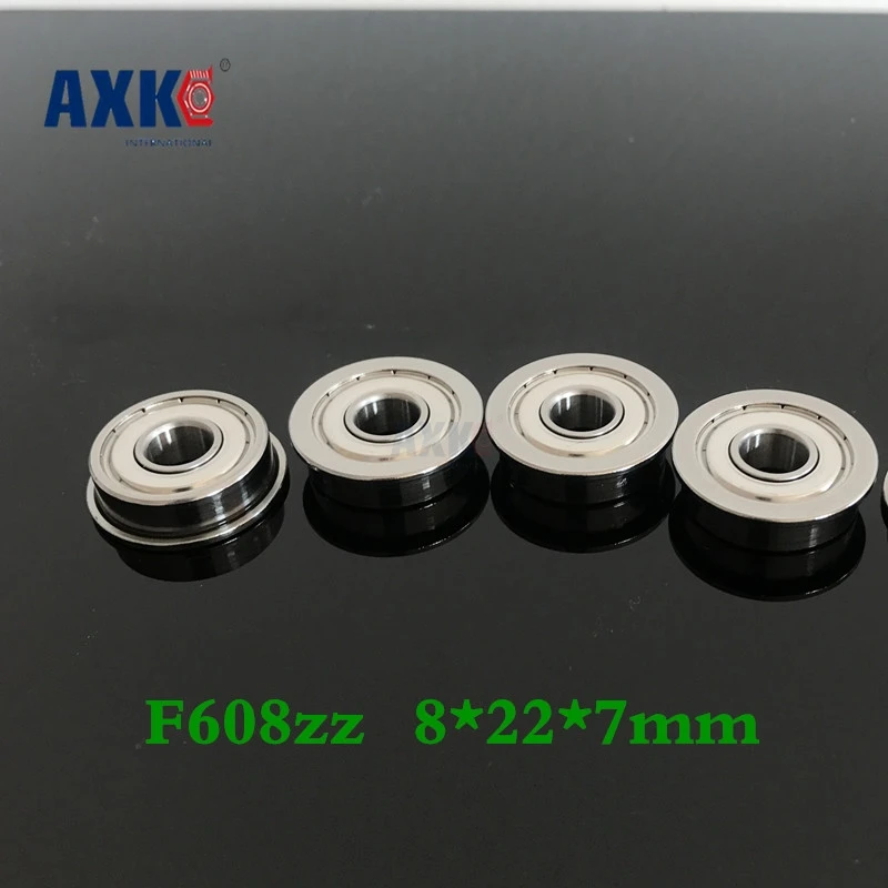 Фланцевый подшипник Axk F608zz фланцевый 8x22x7 мм F608 Z стандартный 10 шт.|bearing 8x22x7|bearing