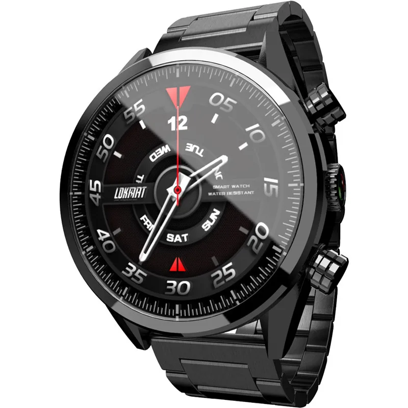 

LK08 4G Smartwatch Android 7.1 MTK6739 3GB+32GB 400*400 AMOLED Screen 610mAh Battery Smartwatch GPS Passometer Smart watch Men