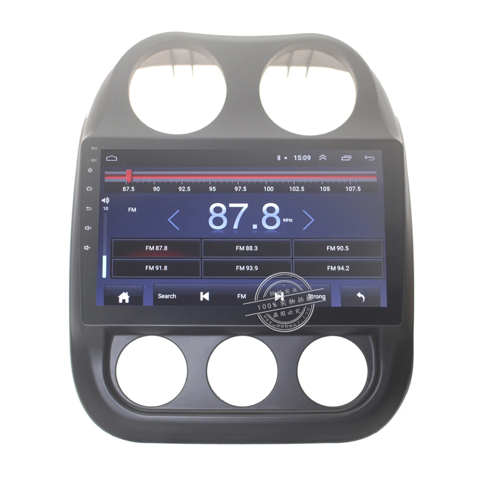 Best HANG XIAN 2 din car radio Multimedia for Jeep Compass 2011 car dvd player GPS navigation car accessory with 2G+32G 4G internet 17