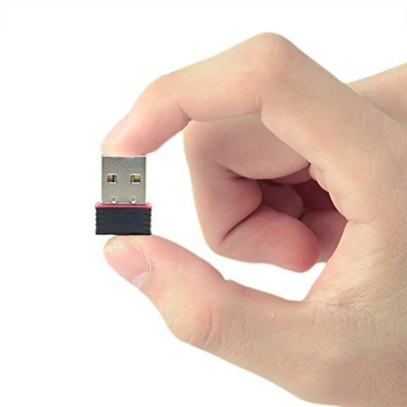 Chielecna 300 Мбит/с мини USB Wifi ключ беспроводной адаптер сетевой LAN карты 802.11N