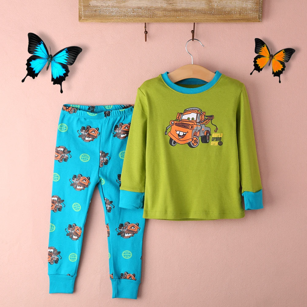 Pudcoco/ брендовая Пижама; одежда для сна для маленьких мальчиков и девочек; одежда для сна из хлопка с длинными рукавами; поступление; Пижама с рисунком для девочек; детский пижамный комплект