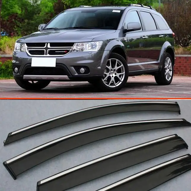 Для Dodge Journey 2013 оконный ветровой Дефлектор козырек Дождь/Защита от солнца вентиляционное отверстие