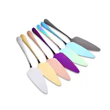 OBRKING Нержавеющая сталь Торт Пицца сервер Ножи пирог масло лопатой Ножи Творческий Кухня выпечки кондитерских шпатели Инструменты 7 цветов