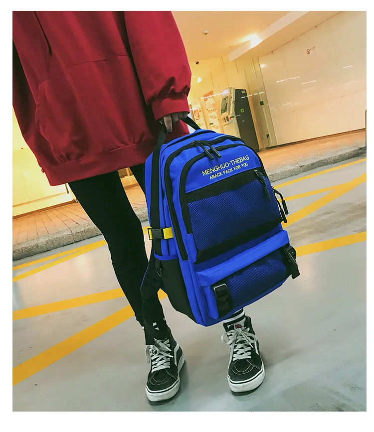 2018 New Menghuo Quality Waterproof Nylon Backpack Female Unisex Men's Backpacks for Laptop Women Notebook Bag Backpack Mochilas (29)