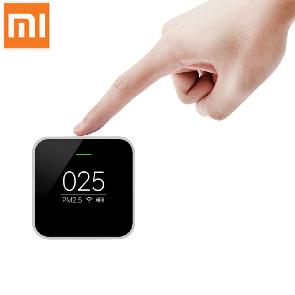 Оригинальный Xiaomi умный монитор качества воздуха PM2.5 детектор для дома OLED дисплей