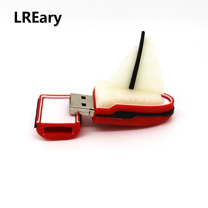 cartoon sailing boat USB Flash drive ship pen drive real capacity pendrive 128mb 4gb 8gb 16gb 32gb 64gb u disk toy gift