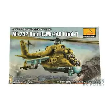 

MiniHobby 80311 1/48 Helicopter Model Kit Mi-2p Hind-F/Mi-24D Hind-D Airplane