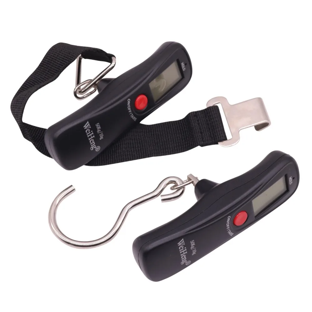 

1 pcs 2 Models Luggage Mail Scale 50kg High-precision Portable Electronic Scales Lithlum Cell CR2032 3V SC Buyers Buy Their Own