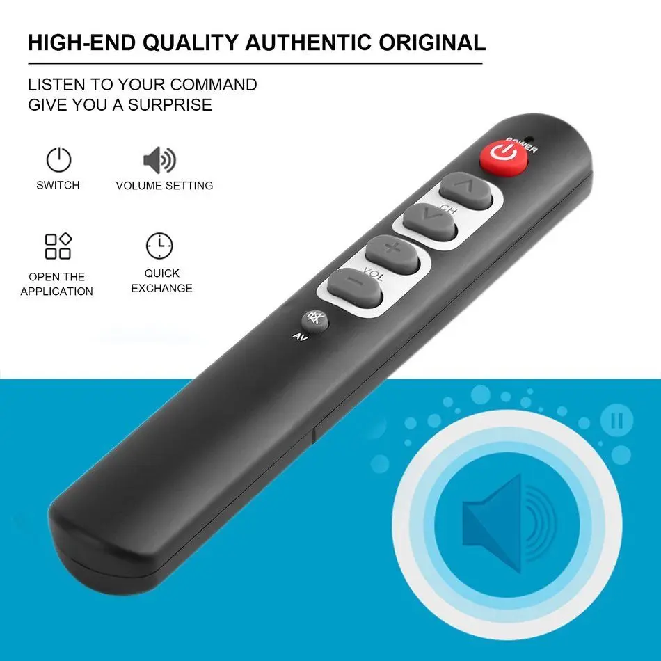 

IR Universal 6 Key Learning Remote Control For TV STB DVD DVB HIFI Portable Household 433 MHz TV Controller For TV Box Supplies