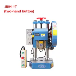 JB04-1T Профессиональный Small Desktop перфоратор Электрический Пресс перфоратор руководство Управление пробивая 220 В/380 В 370 Вт 1 т (280x280 мм)