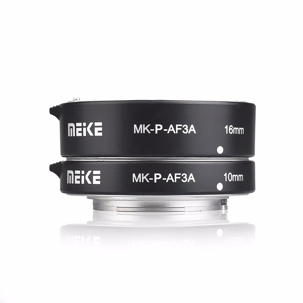 MEKE Meike MK-P-AF-3A մակրո ավտոմատ ֆոկուսային երկարացման խողովակ ՝ մատանի AF օղակաձև միկրո չորս երեք համակարգի համար Panasonic Olympus միկրո DSLR խցիկների համար