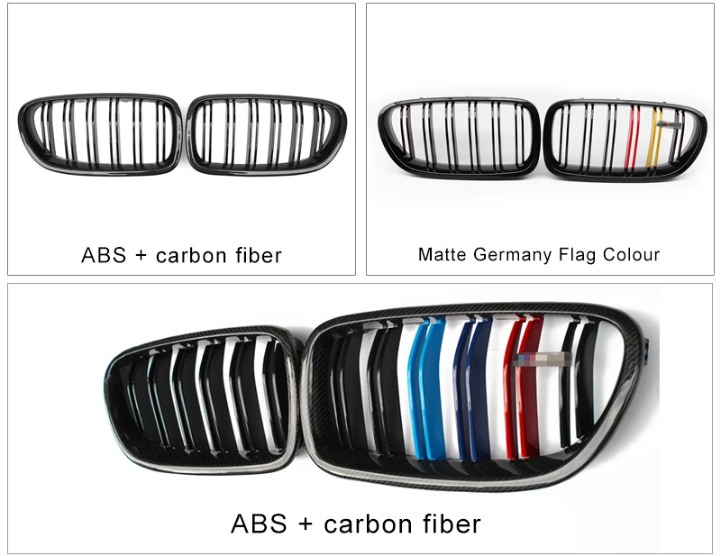 F10 F11 ABS/карбоновая Решетка переднего бампера для BMW 5 серии F10 M5 F11 2010